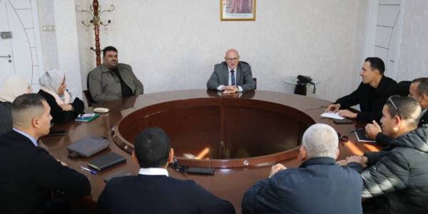 لقاء تعارفي تنسيقي مع اعضاء مكتب لجنة الخدمات الاجتماعية